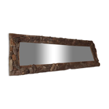 Mirror with driftwood frame
