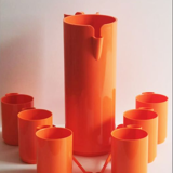 Service to orangeade 9 set designed by Jean-Pierre Vitrac in 1970.