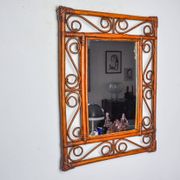Bamboo mirror, Italy 1960