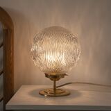 Vintage globe table lamp