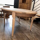Table ovale ancienne rénovée