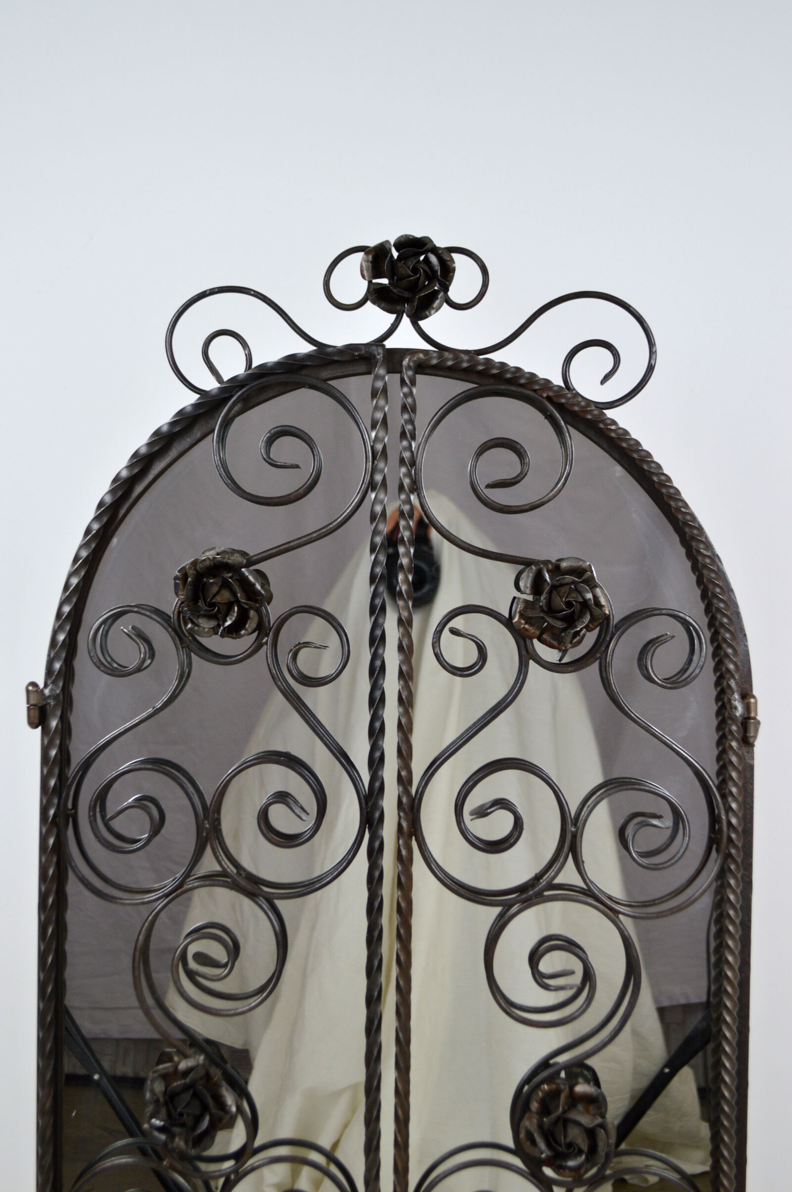 Miroir art déco en forme d'arche 48x100cm