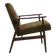 1960 Henryk Lis Mid Century Armchair in Forest Green Velvet