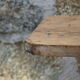 Old wooden bench patina