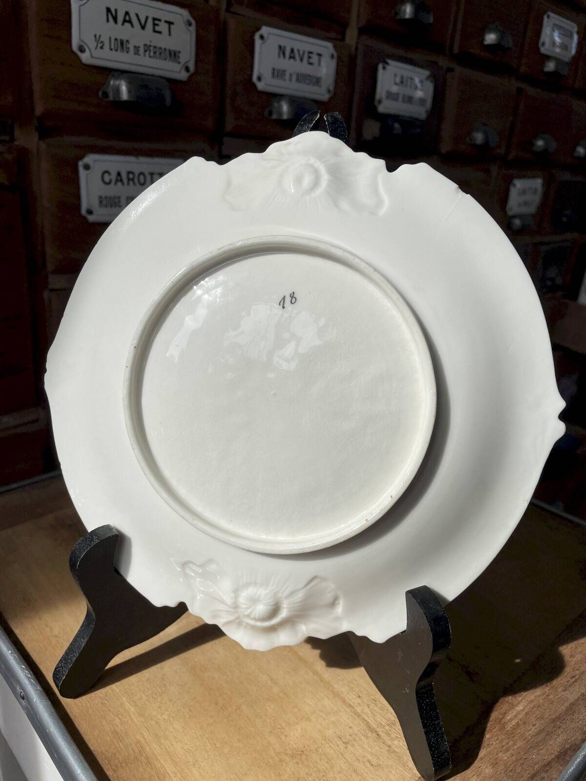 Antique Art Nouveau porcelain plate