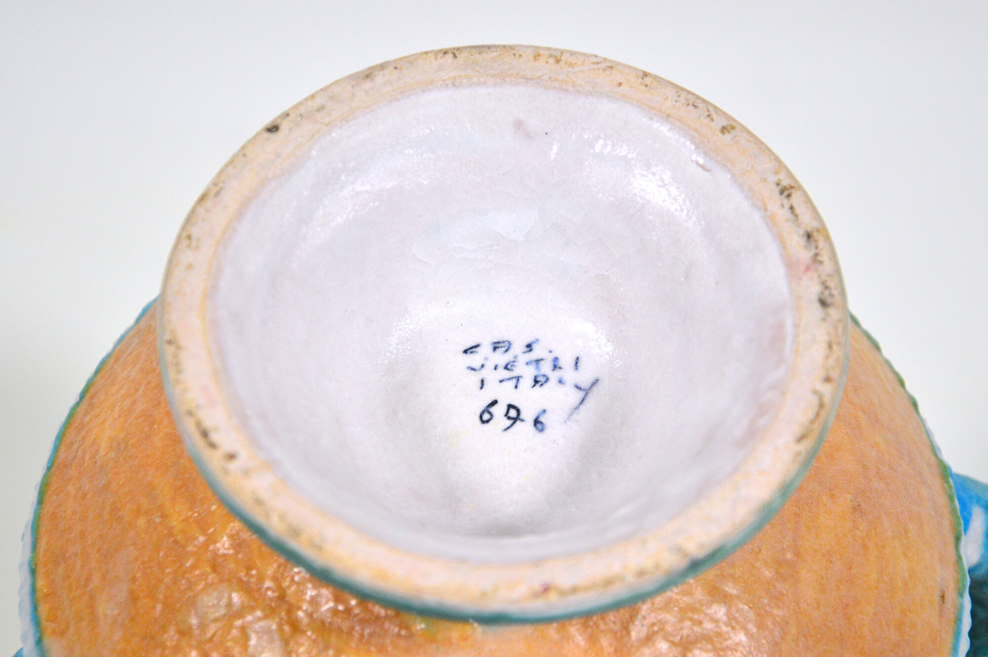 Italian Mid-Century Ceramic Vase from C.A.S. Ceramiche Artistiche Solimene Vietri