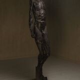 Sculpture of a male nude, 1986, metal