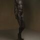 Sculpture of a male nude, 1986, metal