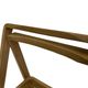 Ensemble vintage de 4 chaises pliantes, design en sangle et bois, années 1970