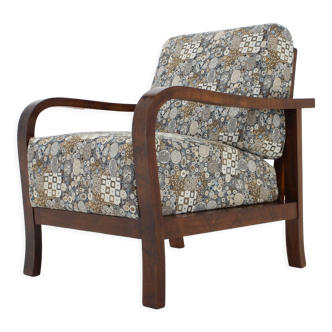 Art Deco armchair from the 1930s, Czechoslovakia