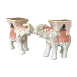 Paire d’éléphants décoratifs