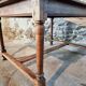 Antique French oak and elm dining table – Early 20th century farmhouse table with turned legs