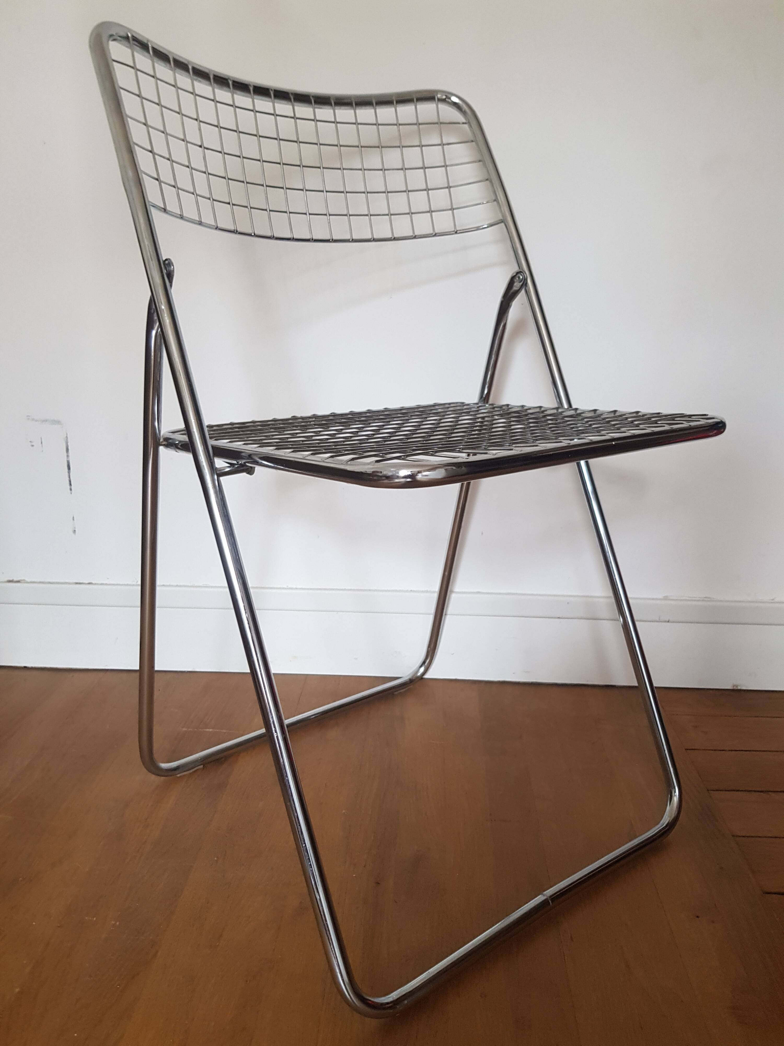 Chaise pliante modèle rappen par Niels Gammelgaard