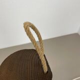 Grande lampe de table sculpturale et organique en bois de pin, attribuée à Temde Lights, Allemagne, années 1970