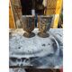 Pair of cast iron vases from 1900 in Charleville-Mézières