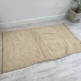 Handmade wool Berber rug 122 x 159 CM