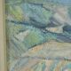 Carl Berndtsson, Swedish Modern Landscape, 1960s, Oil on Canvas, Framed