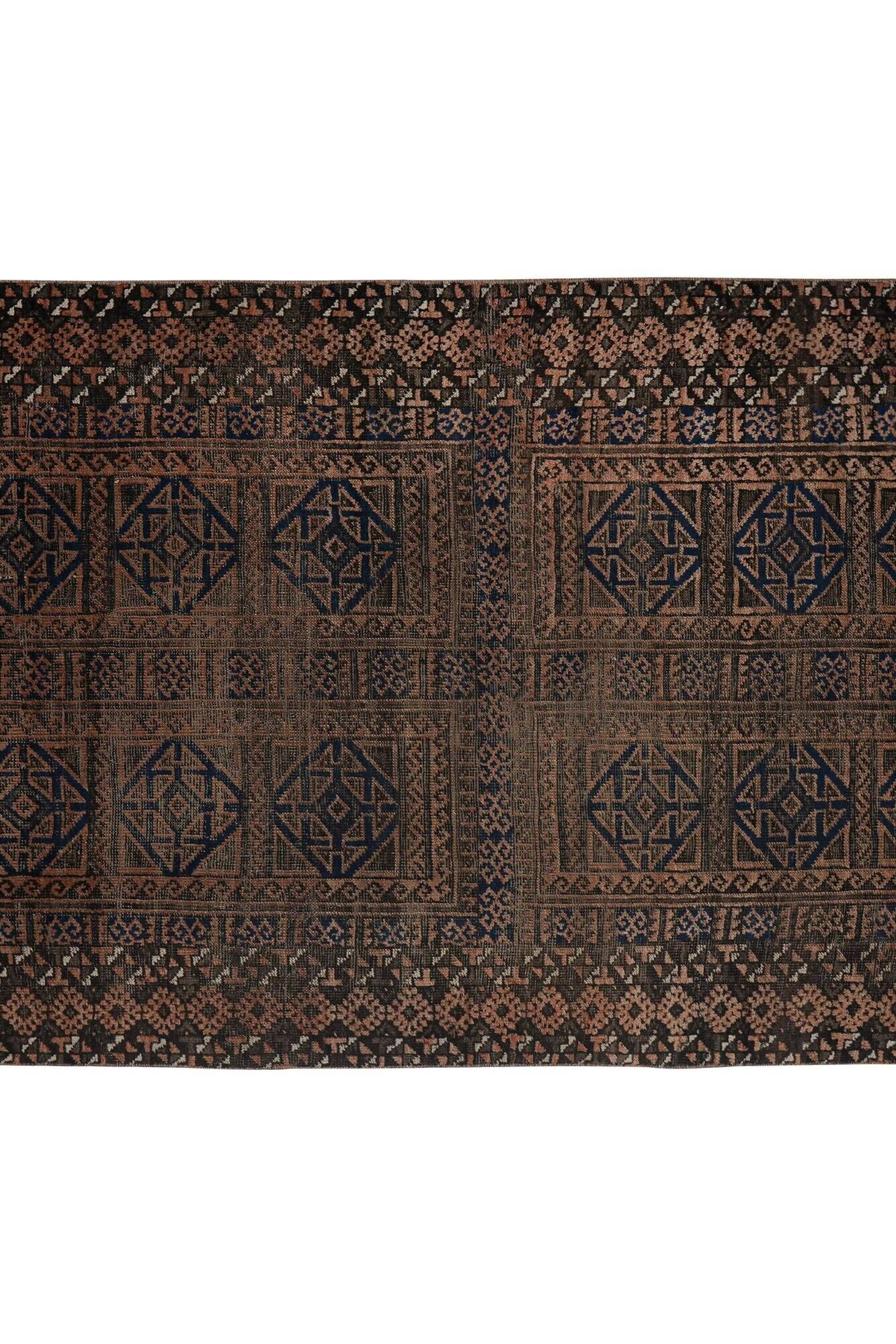 Vintage Turkish handmade rug 125x212 cm