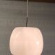 Opaline globe pendant light - mid-20th century