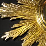 Large curved Sun 78cm mirror