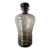 Engraved smoked glass carafe