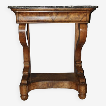 Louis Philippe Period Console In Walnut XIX