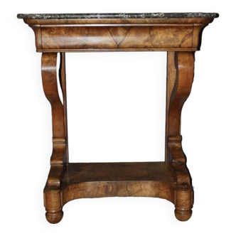 Louis Philippe Period Console In Walnut XIX