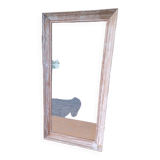 Mirror in molded and white fir (Papeete collection)