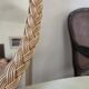 Rattan mirror from the 60s/70s.