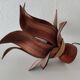 Lotus palm shell bedside table lamp