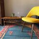 Table basse en rotin
