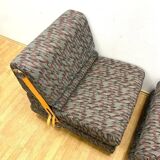 Mid-Century Folding Two-Seat Sofa, 1970s, Czechoslovakia