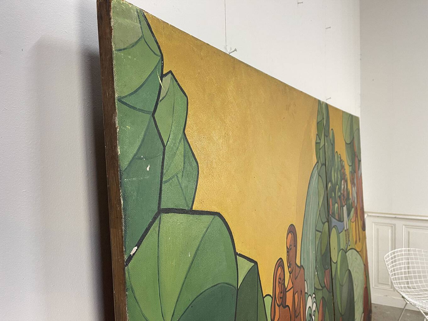 1950s diptych in the post-nabis style