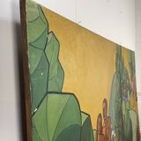 1950s diptych in the post-nabis style