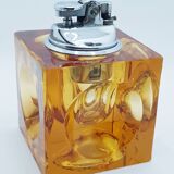 Cube prism glass lighter