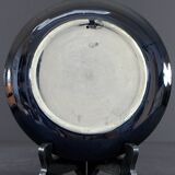 Vallauris, Années 1950, Assiette En Faïence à Décor D’un Poisson, D’un Hippocampe Et De Coraux.