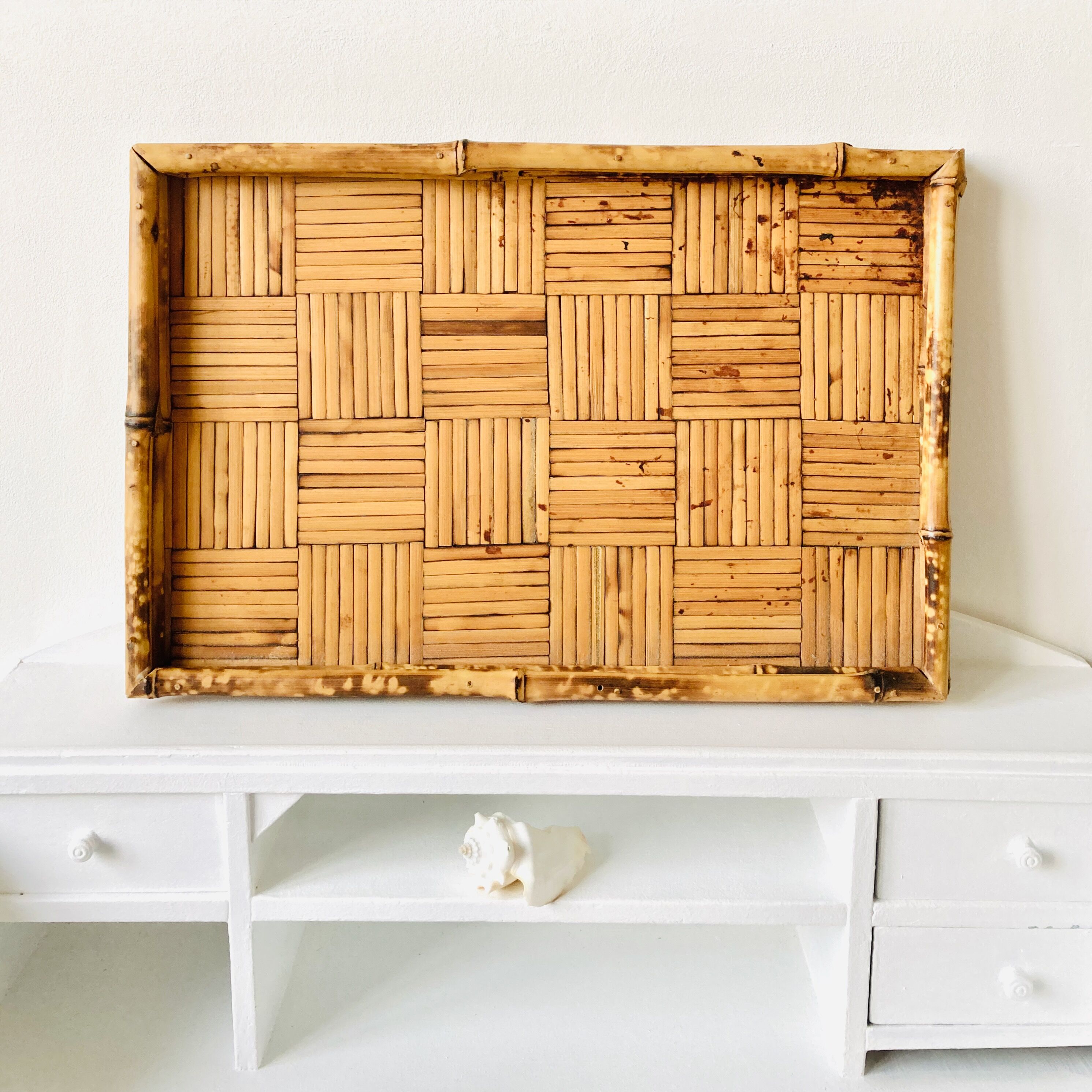 Bamboo tray from the 70s