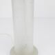 Table lamp signed by Karl Springer with a frosted glass base, 1970s.