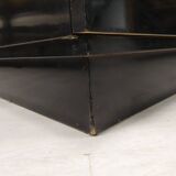 Modernist art deco black lacquered buffet