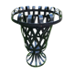 Cache pot métal noir