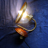 Glass sconce brass gold