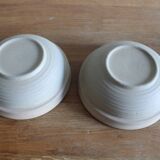 Set of two stoneware bowls