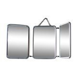 Barber vintage triptych mirror 48x21cm