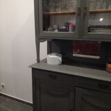 Art deco candy store white porcelain and silver