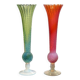 Lot de 2 vases irisés italiens MCM