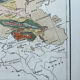 Original map of Europe 37x48cm - 1888