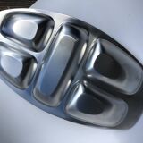 Plat Alessi inox compartimenté