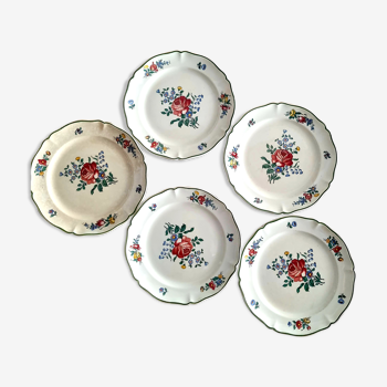 Set de 5 assiettes à dessert Villeroy et Boch 1562