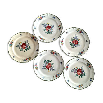 Set of 5 dessert plates Villeroy and Boch 1562