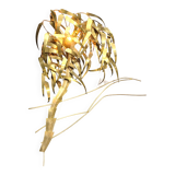 Palm tree wall light by Daniel D'Haeseleer, 1970s